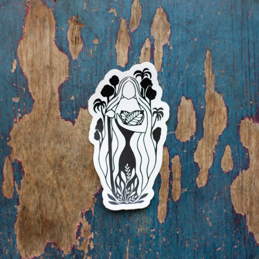 Hochwertiger Sticker mit Avó Design